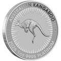 1oz Perth Mint Platinum Kangaroo bullion coin – edge view