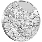 2026 1oz Perth Mint Wonders of Australia Outback silver bullion coin – edge view