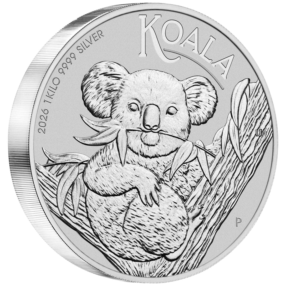1kg silver 2026 Perth Mint Koala Bullion coin .999