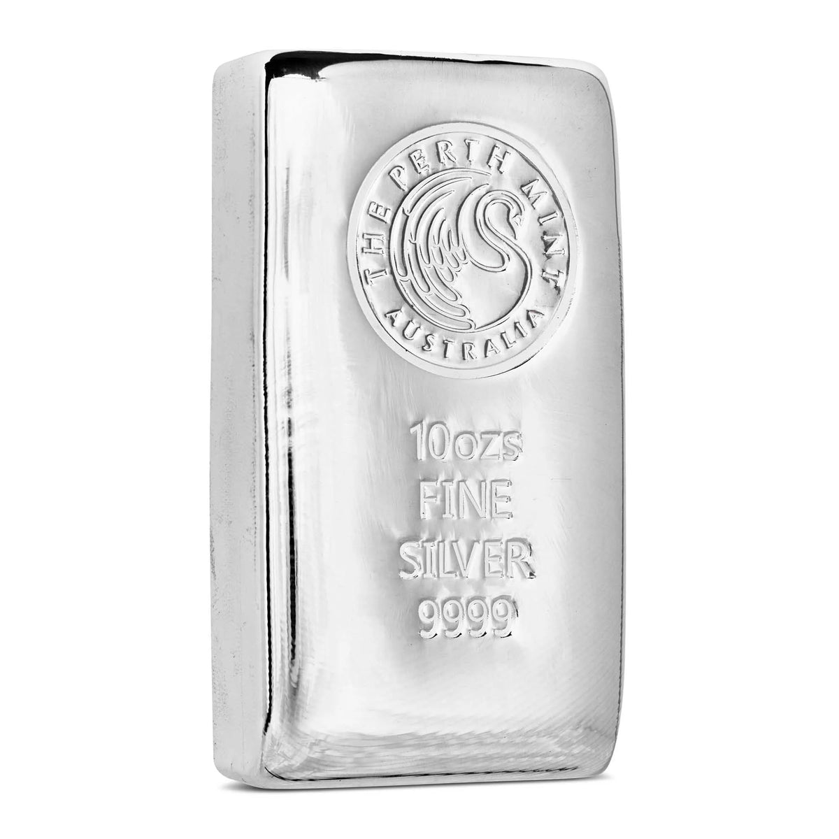 10oz Silver Perth Mint  Cast Bar .9999