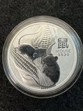 1oz Silver 2020 Perth Mint Lunar Year of the Mouse coin .9999