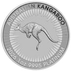 1oz Perth Mint Platinum Kangaroo bullion coin – reverse