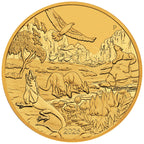 2026 1oz Perth Mint Wonders of Australia Outback gold bullion coin – reverse