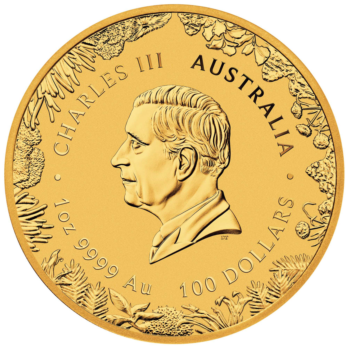 2026 1oz Perth Mint Wonders of Australia Outback gold bullion coin – obverse