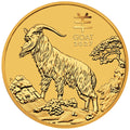 1/2oz Gold 2027 Perth Mint Year of Goat coin .9999