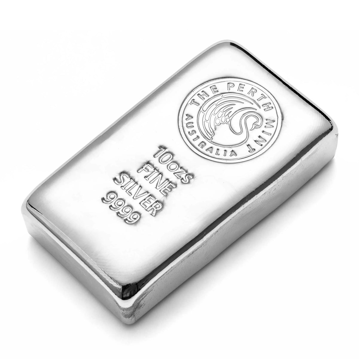 10oz Silver Perth Mint  Cast Bar .9999