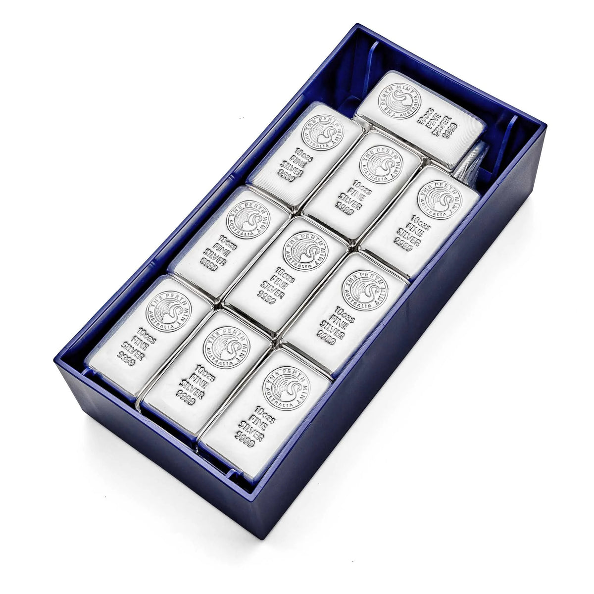 10oz Silver Perth Mint  Cast Bar .9999