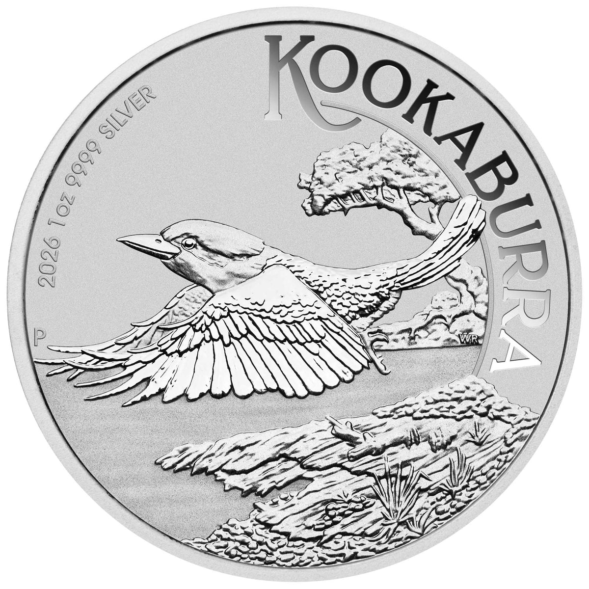 2026 1oz Perth Mint Silver Kookaburra bullion coin – reverse