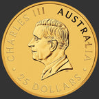 2026 1/4oz Perth Mint Gold Kangaroo 40th Anniversary bullion coin – obverse
