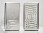 10oz Scottsdale Mint silver Stacker bar – front and reverse
