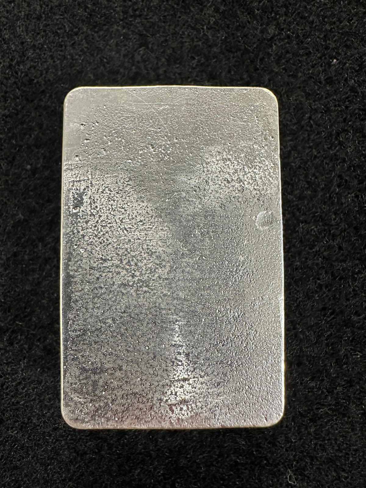 10oz Intrinsic Tender Tiger silver cast bar – back