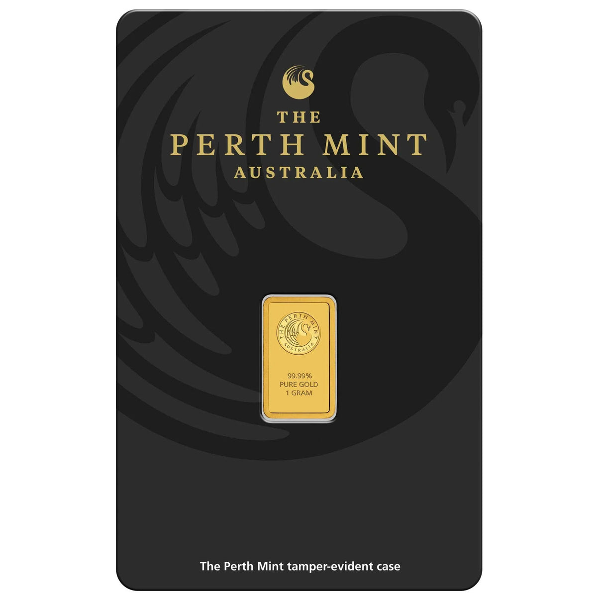1g Perth Mint gold minted bar