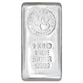 1kg Perth Mint silver cast bar
