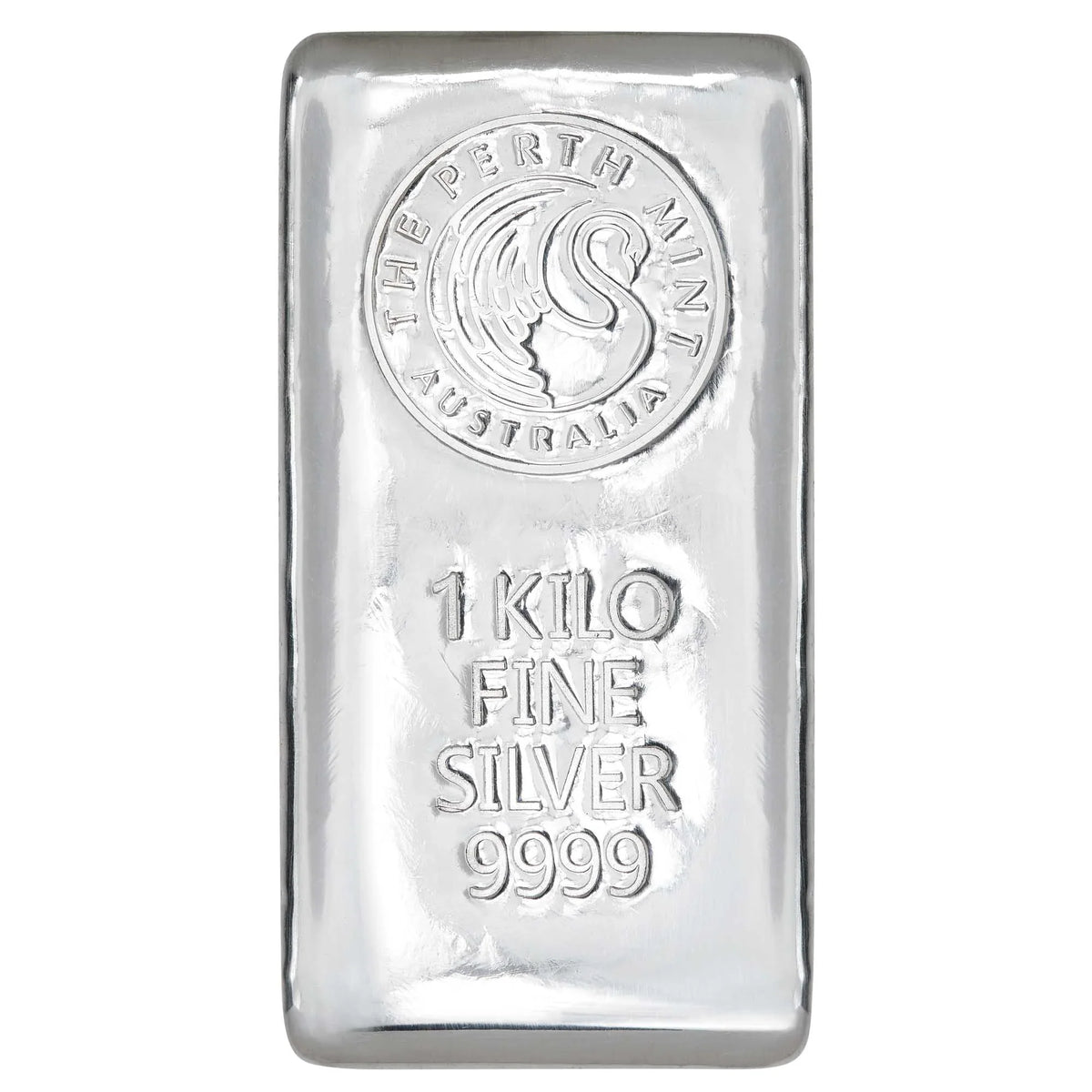 1kg Perth Mint silver cast bar