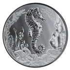 1oz Silver 2025 Samoa Seahorse coin .999