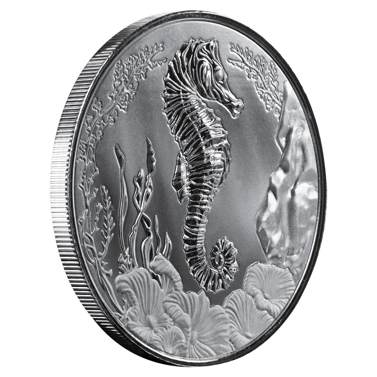 1oz Silver 2025 Samoa Seahorse coin .999