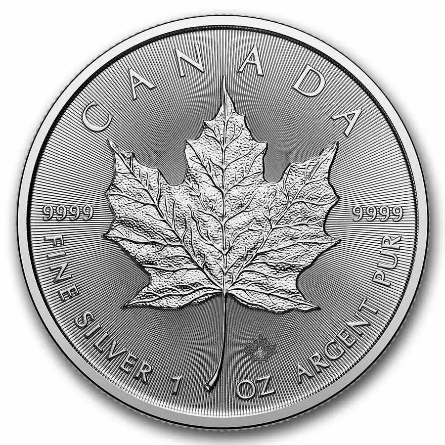 2026 1oz Royal Canadian Mint Silver Maple Leaf bullion coin – obverse