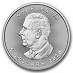2026 1oz Royal Canadian Mint Silver Maple Leaf bullion coin – reverse