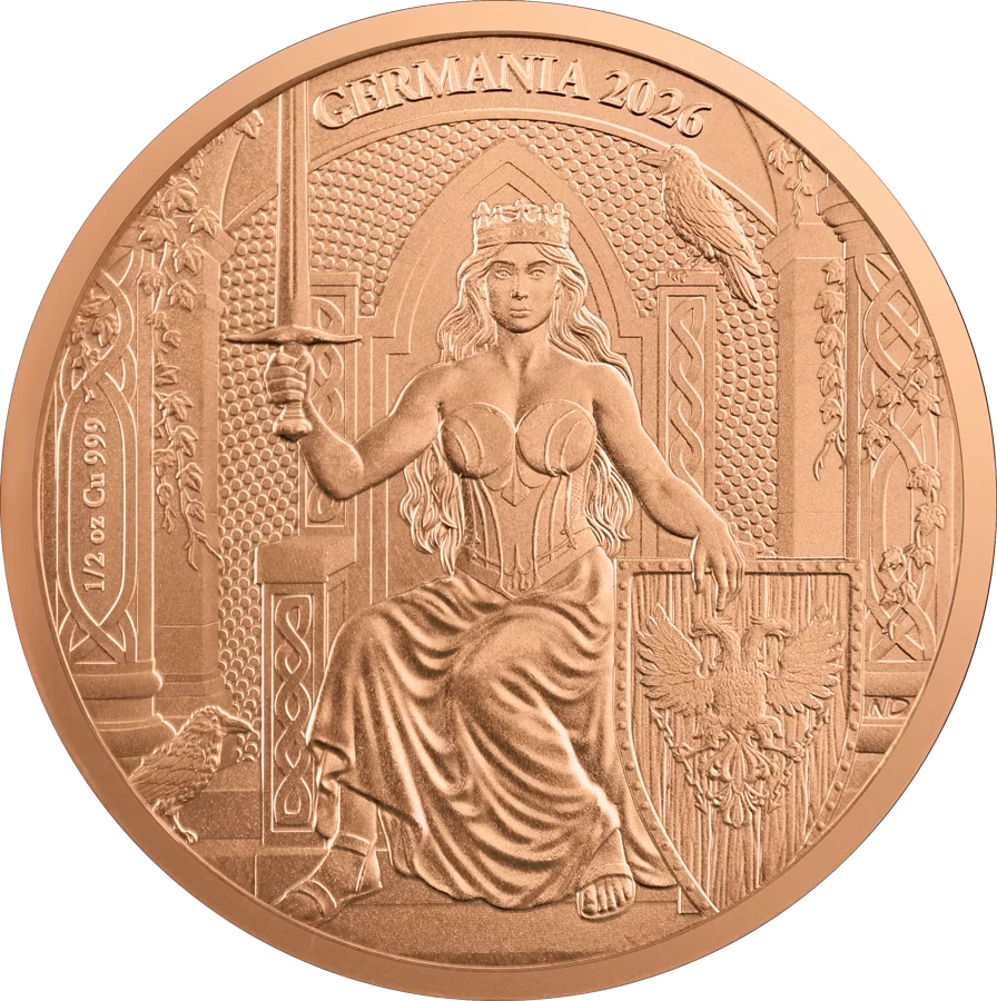 1/2oz Germania Mint Copper coin .999