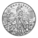 1oz Silver Legendary Warriors-Hannibal bullion coin .999