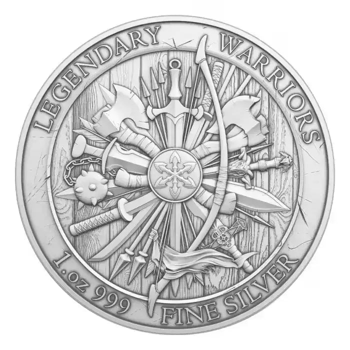 1oz Silver Legendary Warriors-Hannibal bullion coin .999
