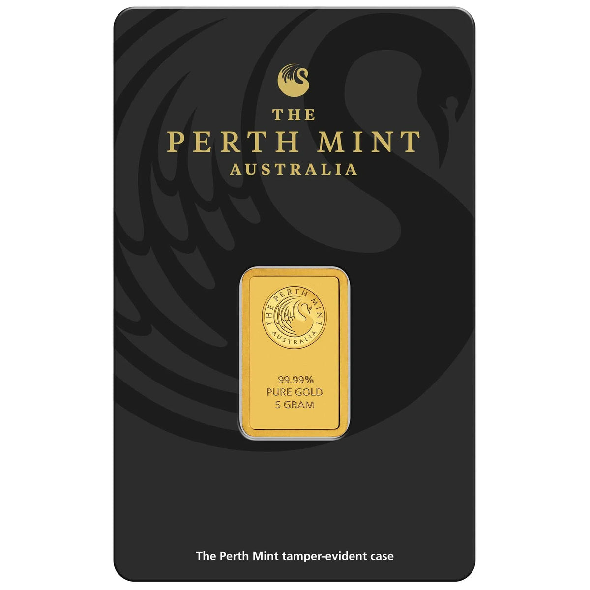 5g Perth Mint gold minted bar