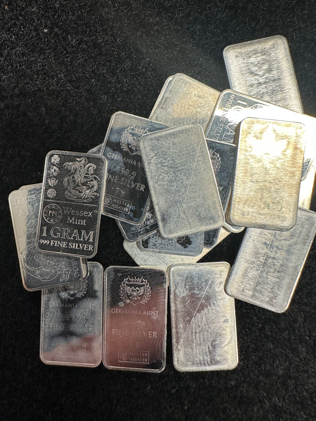 1g Silver Buyback bar-various brands .999