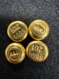 1/2oz Gold Random Brands Buyback coin/castbar .999