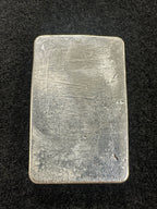 5oz Intrinsic Tender Tiger silver cast bar – reverse