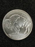 1oz Sunshine Mint Buffalo silver round – front