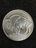 1oz Sunshine Mint Buffalo silver round – front