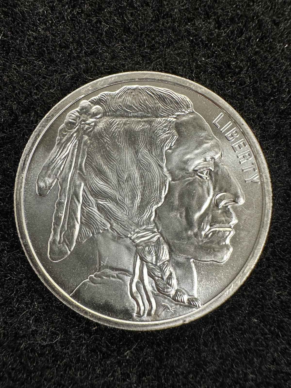 1oz Sunshine Mint Buffalo silver round – reverse