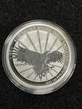 2019 1oz Perth Mint Australian Wedge-Tailed Eagle silver coin – front