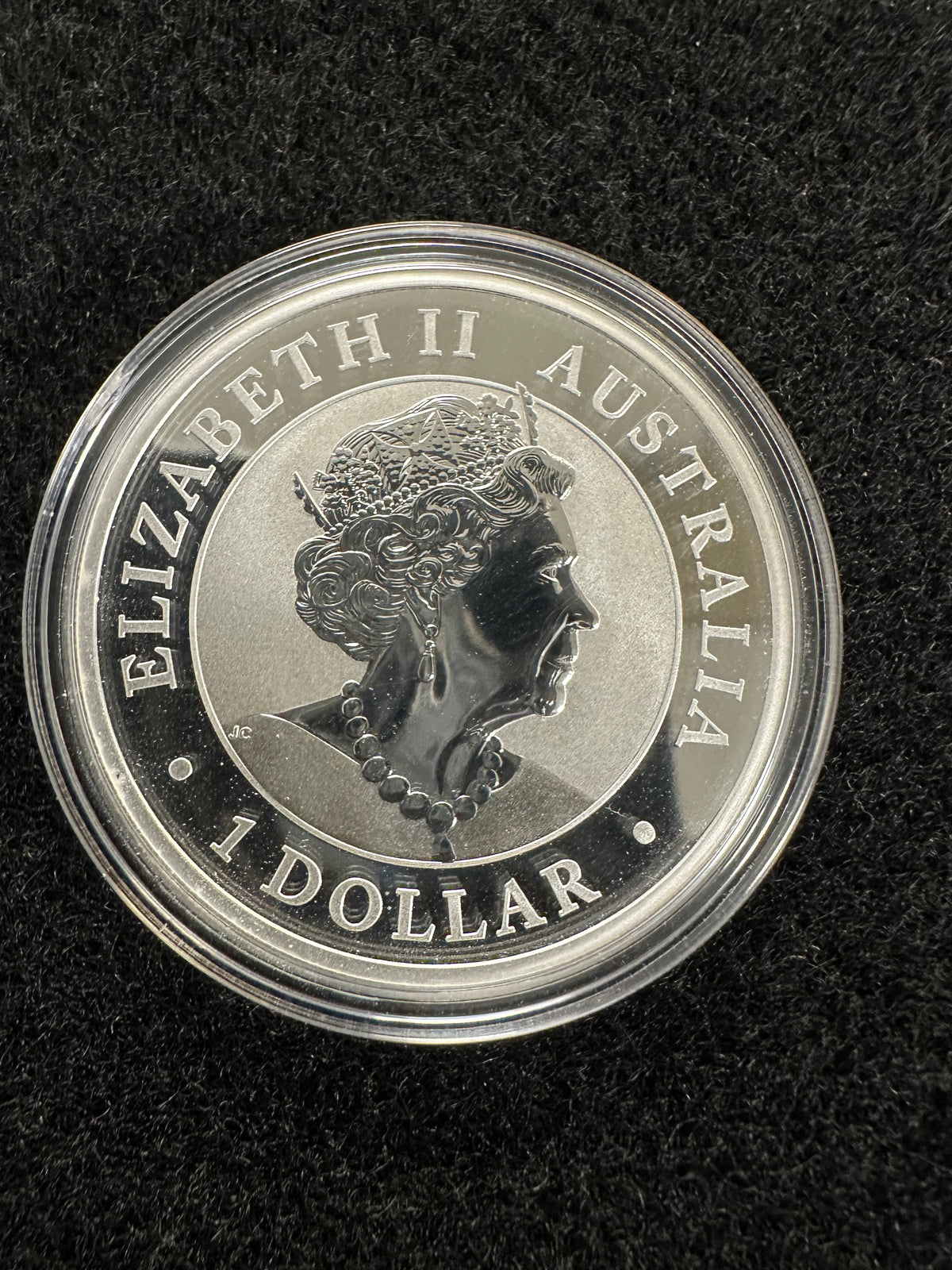 2019 1oz Perth Mint Australian Wedge-Tailed Eagle silver coin – reverse