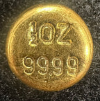 1/2oz Intrinsic Tender XAU Gold Cast Bar .9999