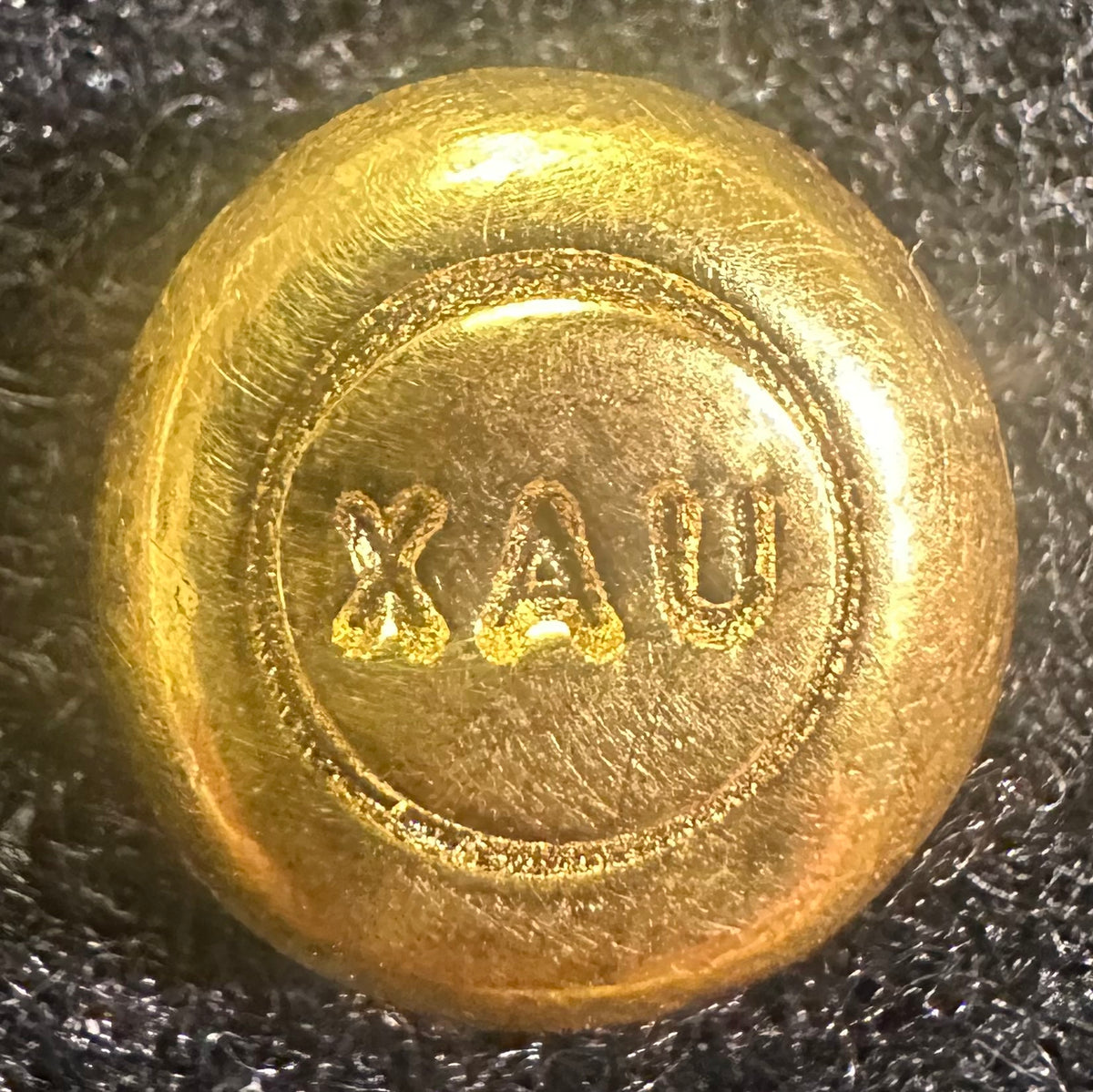 1/2oz Intrinsic Tender XAU Gold Cast Bar .9999