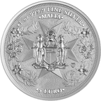 2025 1oz Germania Mint Malta Golden Eagle silver coin – reverse