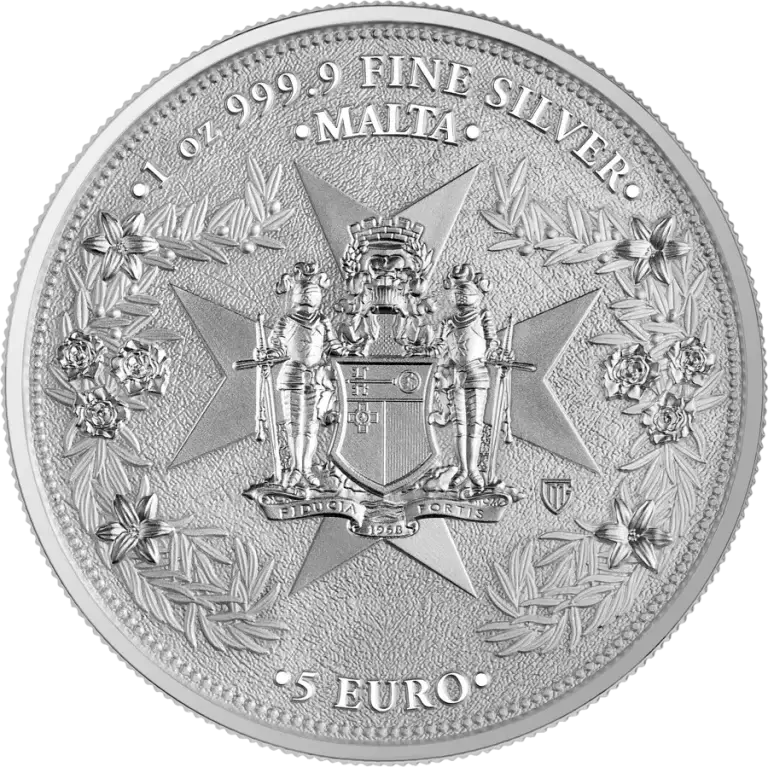 2025 1oz Germania Mint Malta Golden Eagle silver coin – reverse