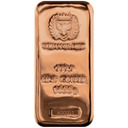 1kg Germania Mint Copper Cast Bar .9999