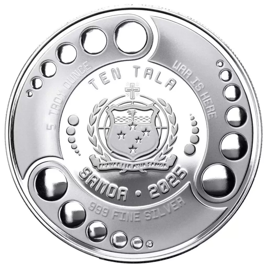 5oz Silver 2025 Scottsdale Mint Alien coin .999