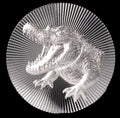 1oz Scottsdale Mint Croc Stacker Silver Round .999