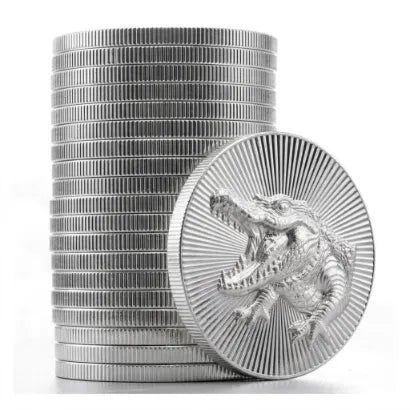 1oz Scottsdale Mint Croc Stacker Silver Round .999