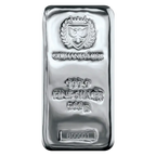 500g Germania Mint silver cast bar