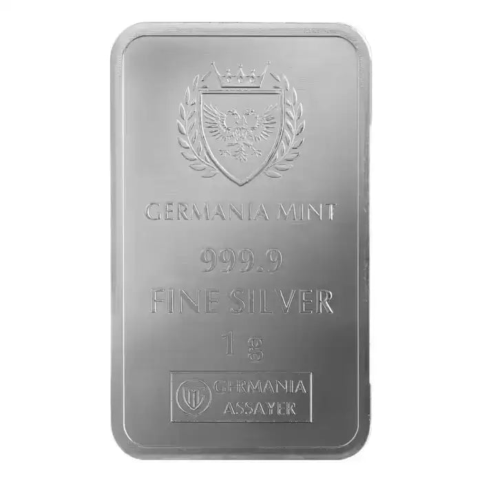 100g Silver Germania Mint Multibar 100x1g Pack .9999
