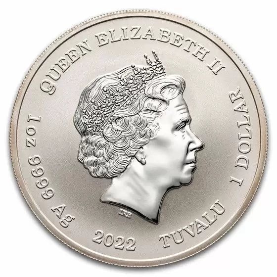 1oz Perth Mint James Bond 60th Anniversary 007 Silver Coin 2022 .9999