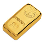 5oz Perth Mint gold cast bar – reverse