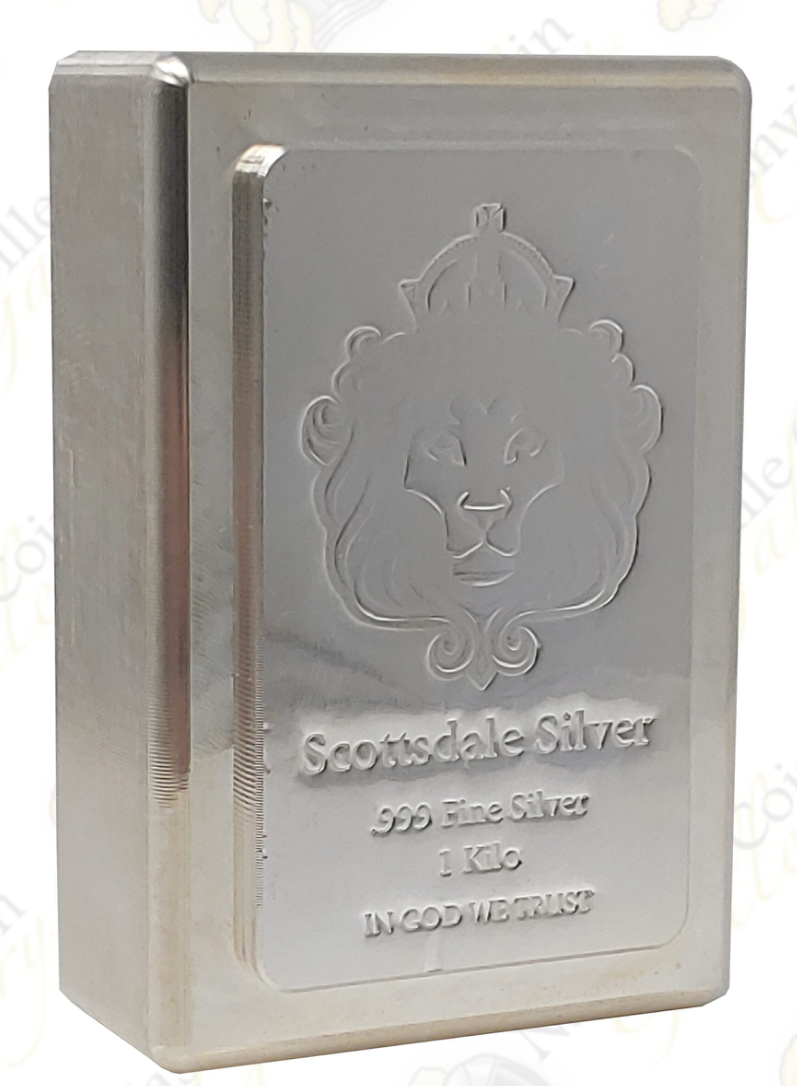 1kg Scottsdale Mint silver Stacker bar