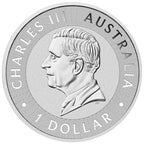 2026 1oz Perth Mint Silver Kangaroo bullion coin – obverse